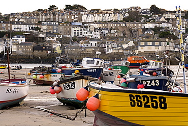 Europe, England, Cornwall, Harbour in St Ives