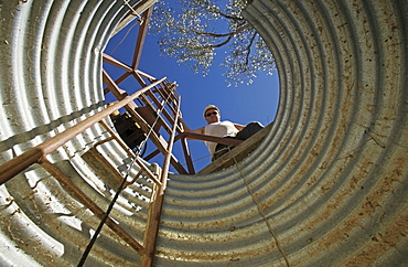 Mining shaft, Lightning Ridge, NSW, Australia