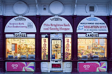 Europe, England, East Sussex, Brighton Rock in Brighton