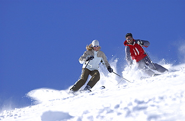 Skiers, Lech, Austria