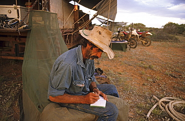 South Australia, Australien, musterers camp in the outback, South Australia