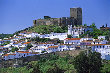 View on the city fortification, MÃˆrtola, Alentejo, Portugal