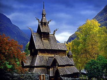 Borgund stavechurch, Borgund, Norway, Scandinavia