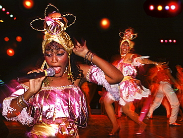 Singer at Tropicana Cabaret, Havana, Cuba, Carribean, America