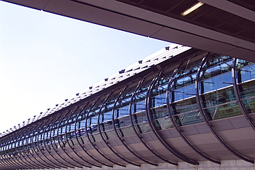 Detail of Leipzig Halle Airport, Leipzig, Saxony, Germany