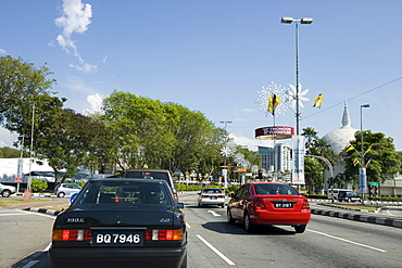 Downtown Traffic, Bandar Seri Begawan, Brunei Darussalam, Asien