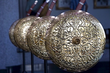 Chariot Shields, Usongan Royal Chariot, Royal Regalia Building, Bandar Seri Begawan, Brunei Darussalam, Asia