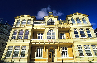 Europe, Germany, Mecklenburg-Western Pomerania, isle of Usedom, seaside-resort architecture in Bansin