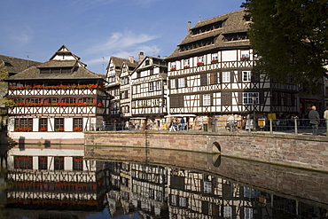 View over the Ill to the Place Benjamin Zix, La Petit France, View over the Ill to the Place Benjamin Zix, La Petit France Little France, Strasbourg, Alsace, France