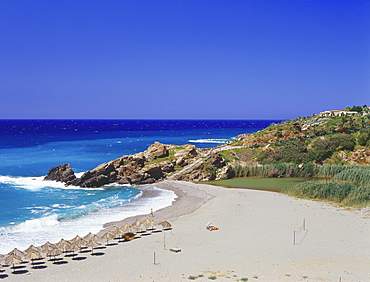 Beach of LÂ·vris near Panormos, Crete, Greece