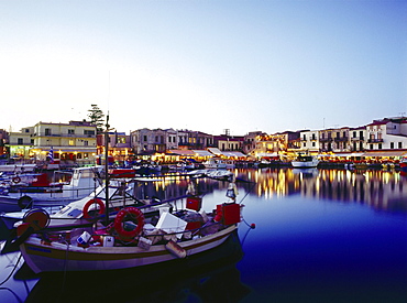 Venetian Harbour, RÃˆthimnon, Crete, Greece