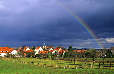 Europe, Germany, Lower Saxony, view of Rosdorf