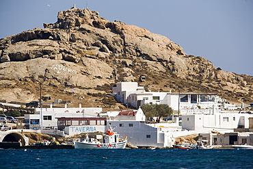 Fish Restaurant at Kalafati Beach, Kalafati, Mykonos, Greece