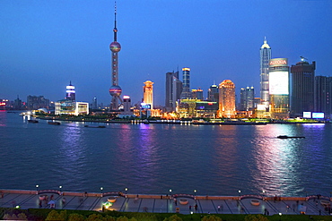 Skyline Pudong, Huangpu River, Pearl Orient Tower, Shanghai