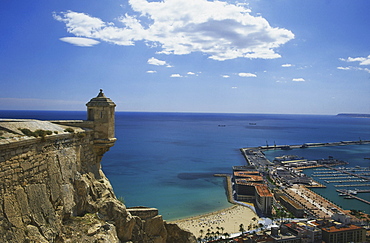 View from Castillo de Santa Barbara, Harbour, Alicante, Spain38