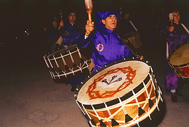 The drums of Calanda, Holy Week, Calanda, Province Teruel, Aragon, Spain