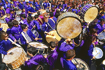 The drums of Calanda, Holy Week, Calanda, Province Teruel, Aragon, Spain