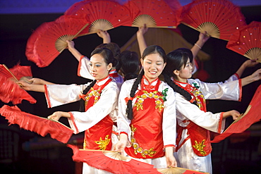 Cabaret Performance aboard MV Victoria Queen, Victoria Cruises, Yangtze River, China