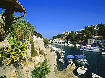 Fishing Port Cala Figuera, near Santanyi, Mallorca, Spain