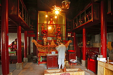 Avalokiteshvara Monastery, Jiuhua Shan, Anhui province, Jiuhuashan, Mount Jiuhua, mountain of nine flowers, China, Asia