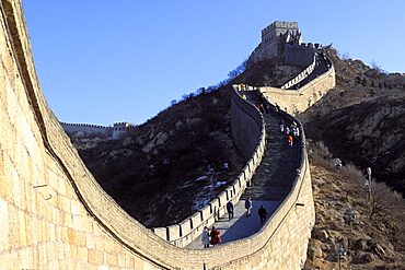 Great Wall of China near Badaling, China, Asia