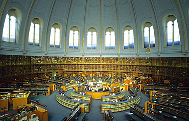 Europe, Great Britain, England, London, The British Museum, The Reading Room in the British Museum Library