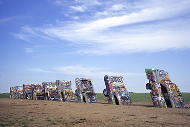 Cadillac Ranch, Amarillo, Texas, USA