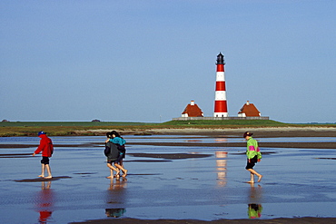 Lighthouse Westerhever, Schleswig-Holstein, Germany