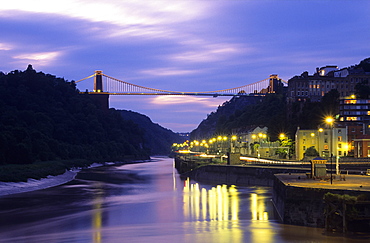 Europe, England, Avon, Bristol, Clifton suspension bridge