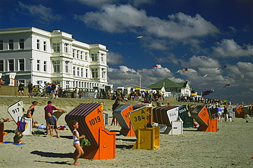 Beach life, Nordeney, Eastern Frisia, Germany