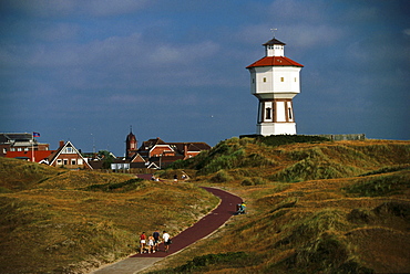 Lighthouse, Langeoog, North Sea, East Frisia, Germany