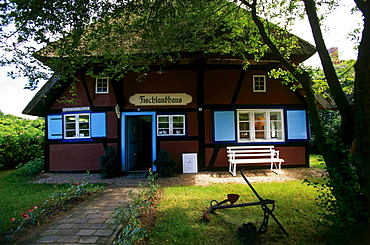 Fischland house, Wustrow, Fischland, Mecklenburg-Western Pomerania, Germany