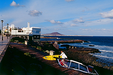 Windsurfer, Pozo Izquierdo, Gran Canaria, Canary Islands, Spain