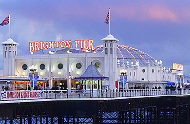 Europe, England, East Sussex, Brighton, Brighton Pier