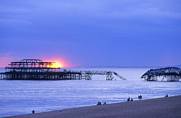 Europe, England, East Sussex, Brighton, West Pier