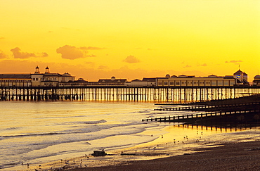 Europe, England, East Sussex, Hastings, Pier