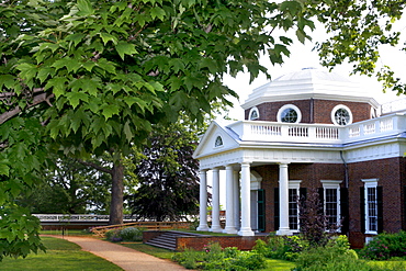 View at Thomas Jefferson's home, Monticello, Virginia, USA