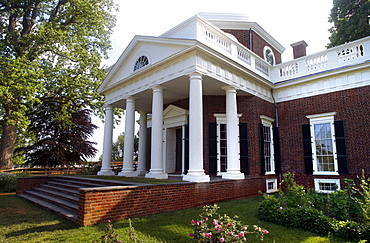 View at Thomas Jefferson's home, Monticello, Virginia, USA