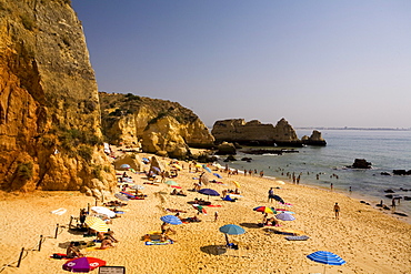 Portugal algarve near Lagos, Praia Dona Ana Atlantik coast