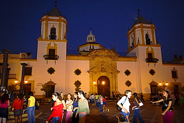 Spain Andalucia Ronda Plaza l Socorro