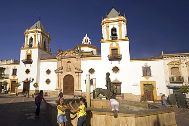 Spain Andalucia Ronda Plaza l Socorro