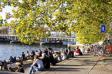 Lake promenade, Zuerich, Switzerland