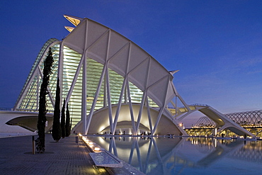 City of Arts and Sciences, Science Museum, architect Calatrava, Valencia, Spain