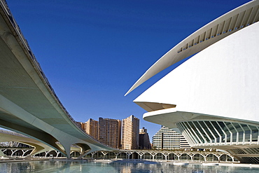 City of Arts and Sciences, Ciudad de las Artes y las Ciencias, architect Calatrava, Valencia, Spain