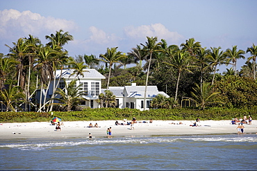 Municipal beach in Naples, Florida, USA