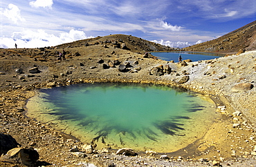 Emerald Lakes, Tongariro Crossing, Tongariro National Park, North Island, New Zealand