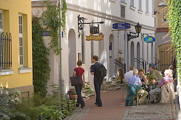 An alley in the old town of Riga