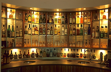 The bar at the luxurious island resort, Bedarra Island, Great Barrier Reef, Australia