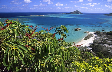 View over the Blue Lagoon, Lizard Island, Great Barrier Reef, Australia