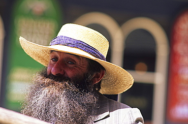 Ballerat, Character in Souvereign Hill, the replica of an old gold mining town, Victoria, Australien